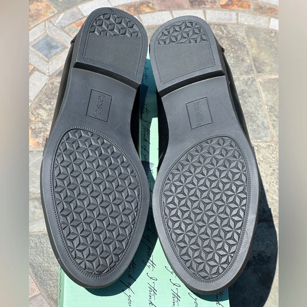 NIB Kensie Black Womens Casual Loafers - US Sizes Womens 8.5 | Youth 7Y